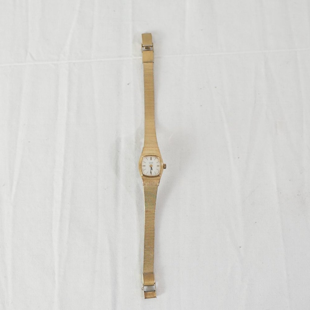 Citizen Womens Quartz Watch 3220-890752 SMW Gold Bracelet Band